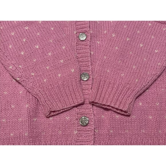 Vintage 80s Women’s Small Eddie Bauer Winter Apres Ski Wool Cardigan Sweater - Picture 6 of 7